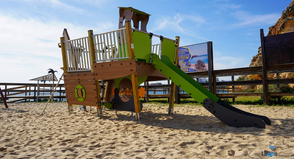 new beach playground in ferragudo
