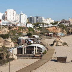 Praia da Rocha boardwalk is undergoing a complete replacement