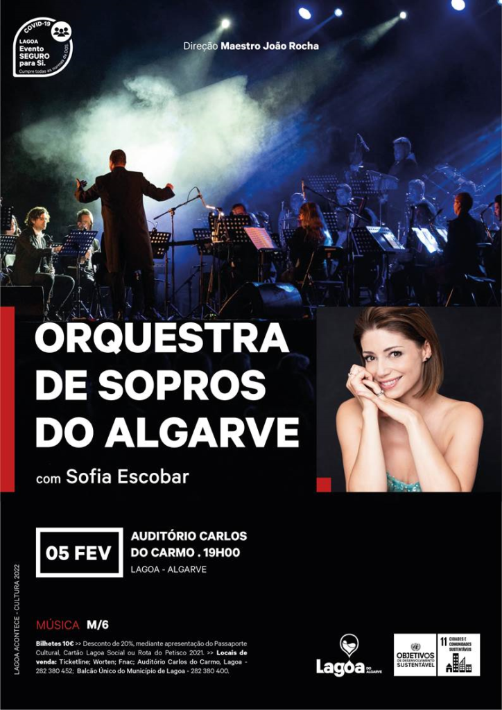 algarve wind orquestra singer sofia escobar